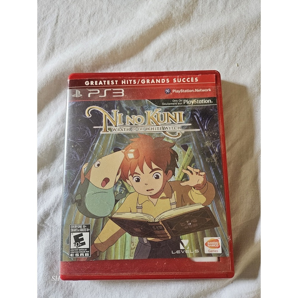 Ni no Kuni Wrath of the White Witch Greatest Hits PS3 Complete CIB PlayStation 3